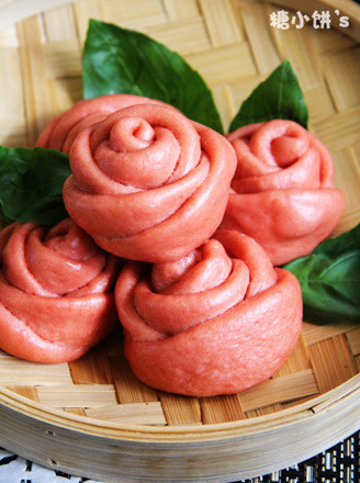 Cách làm bánh bao hoa hồng xinh xắn, thơm ngon tại nhà
