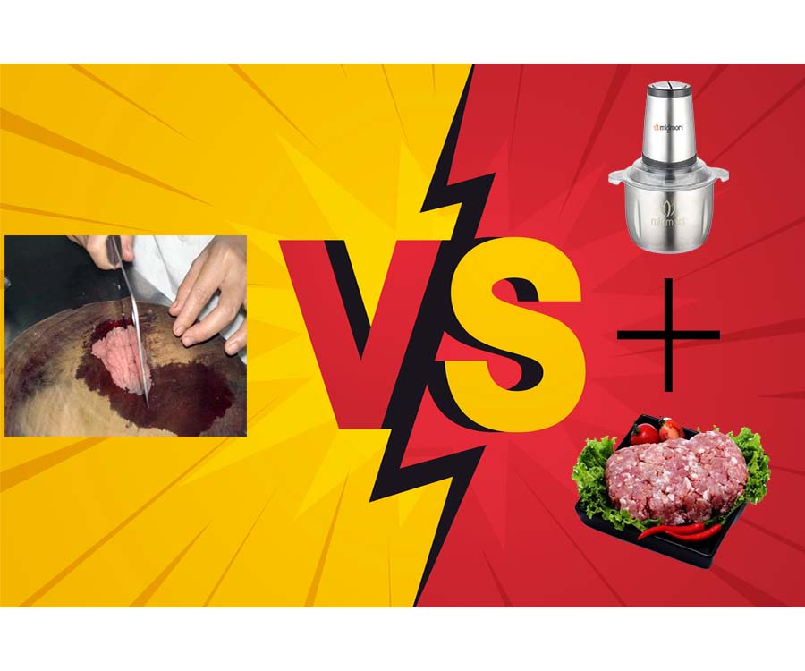 Sự khác nhau giữa thịt xay và thịt băm